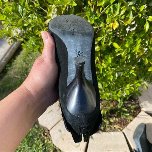 Franco Sarto Suede Ankle Booties - Picture 7 of 13